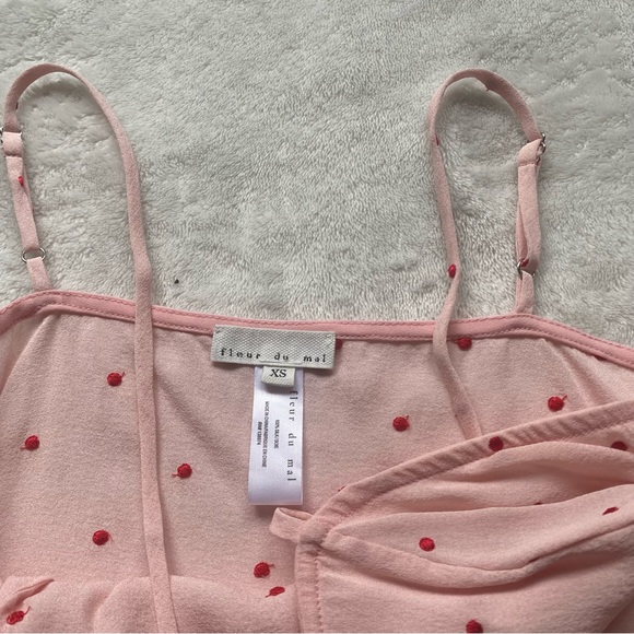 Fleur Du Mal. Dot Embroider Set. Top and Bottom Different sizes - Picture 7 of 8